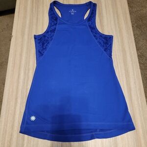 Athleta Running Tank Womens XXS Royal Blue Top Athletic Outdoors Gym Fitness
